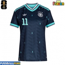 Deutschland Nick Woltemade #11 Auswärtstrikot Frauen EM 2024 Kurzarm
